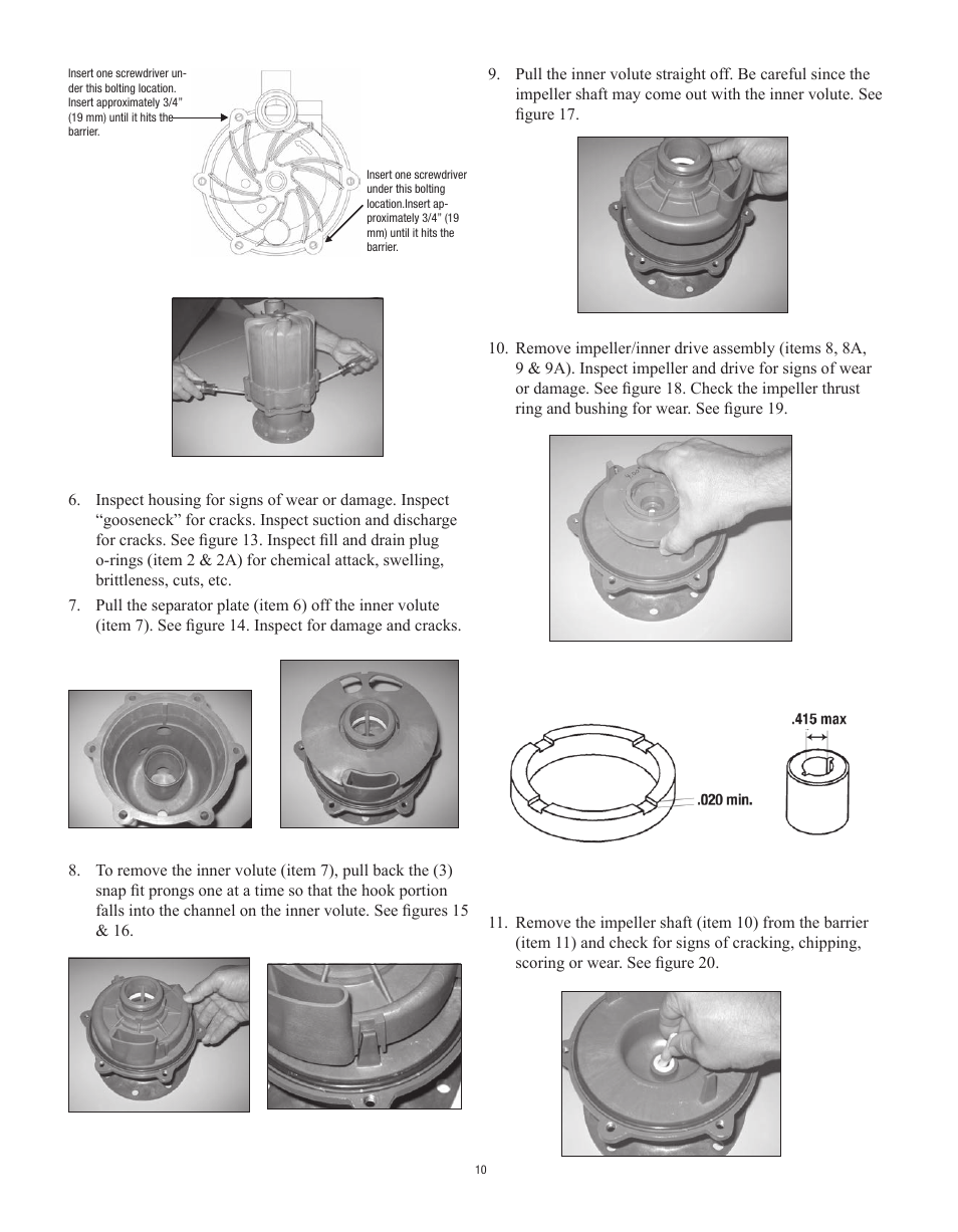 Finish Thompson SP10 SERIES SELF-PRIMING User Manual | Page 10 / 20