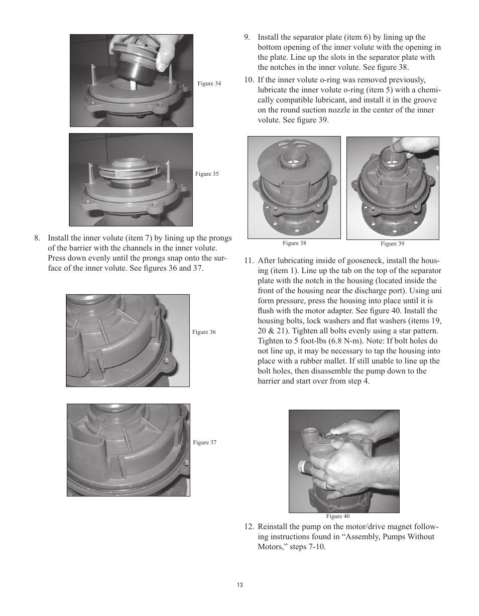 Finish Thompson SP10 SERIES SELF-PRIMING User Manual | Page 13 / 20