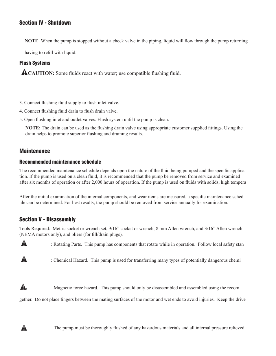 Finish Thompson SP11/15 SERIES SELF-PRIMING User Manual | Page 10 / 26