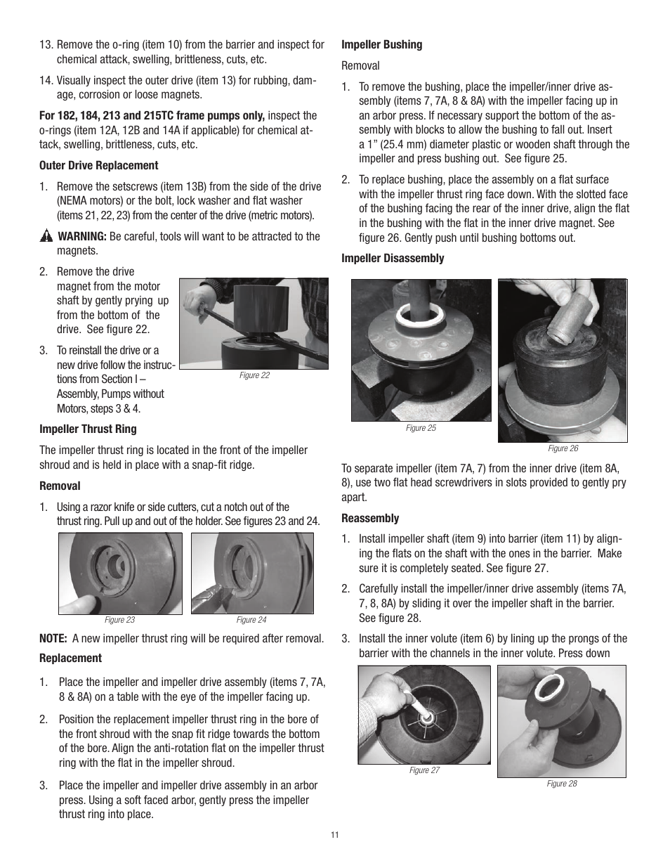 Finish Thompson SP22 Series Self-Priming User Manual | Page 11 / 19