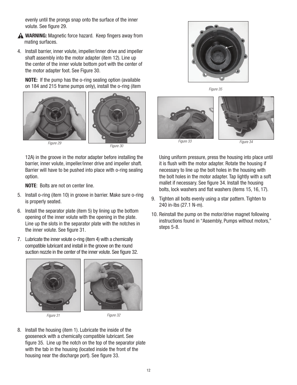 Finish Thompson SP22 Series Self-Priming User Manual | Page 12 / 19