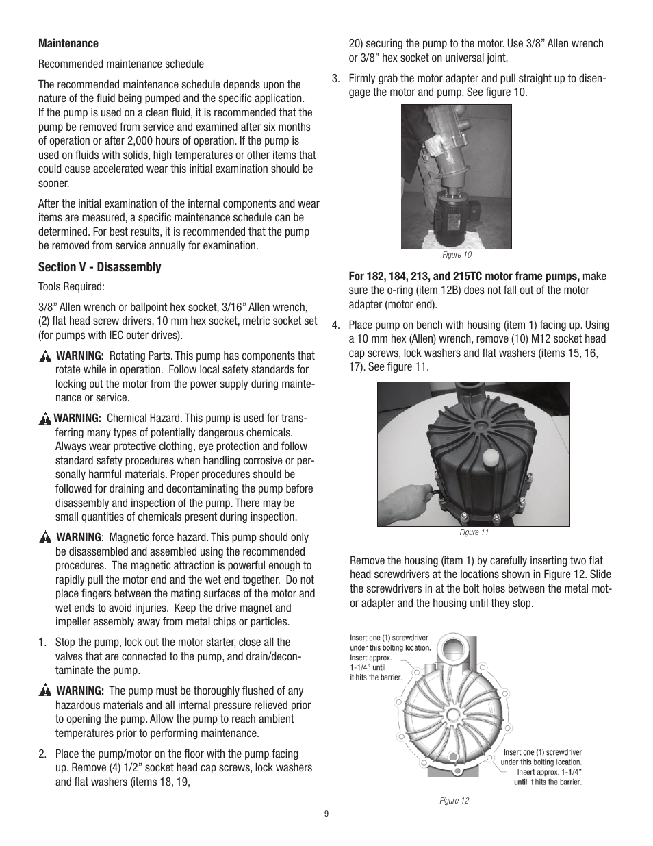 Finish Thompson SP22 Series Self-Priming User Manual | Page 9 / 19