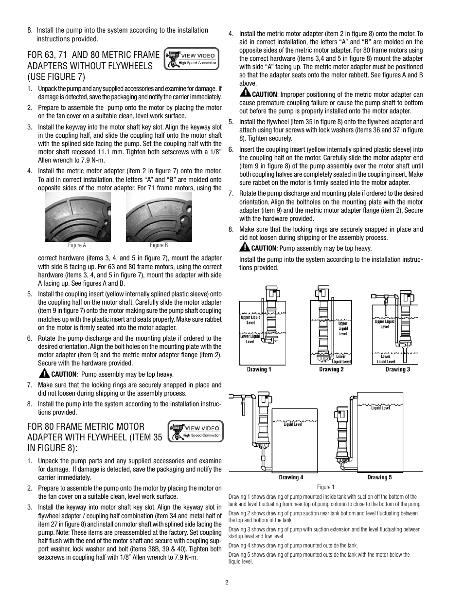 Finish Thompson VKC5.5,6,6H,7,8,10 SERIES User Manual | Page 2 / 12