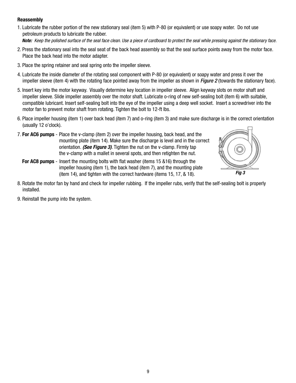 Finish Thompson AC8/8H User Manual | Page 9 / 12