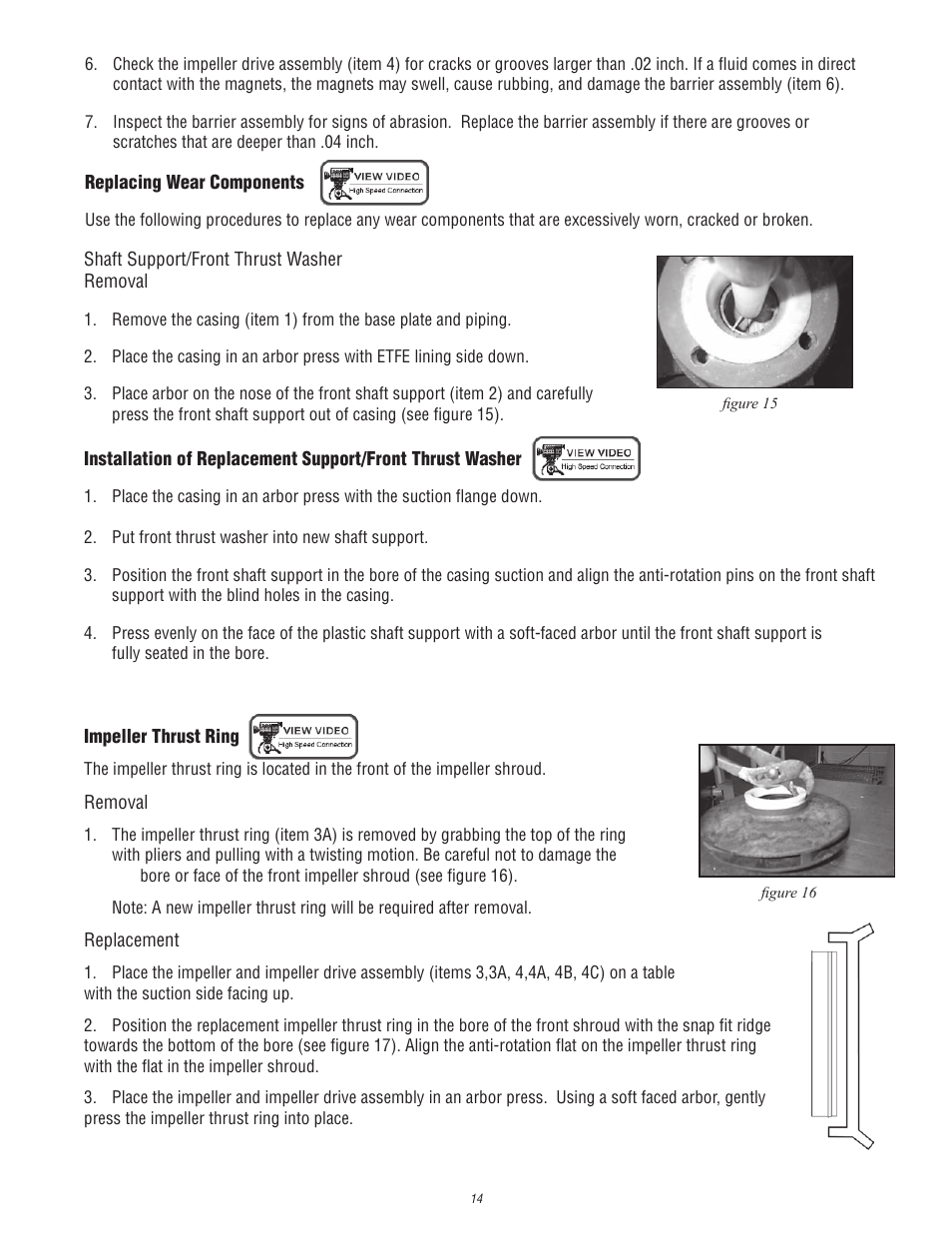 Finish Thompson UC (S/N 125040 and lower) User Manual | Page 14 / 23