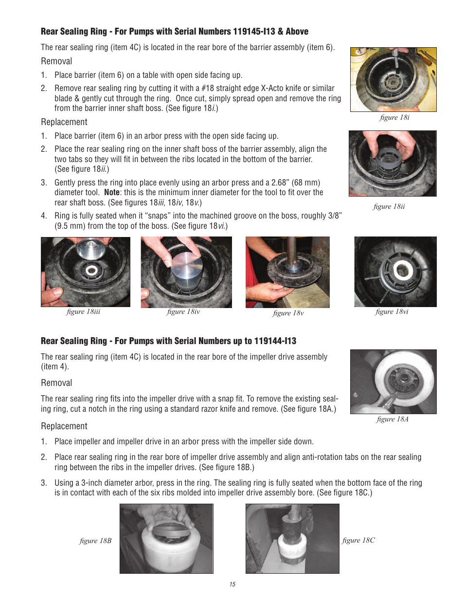 Finish Thompson UC (S/N 125040 and lower) User Manual | Page 15 / 23