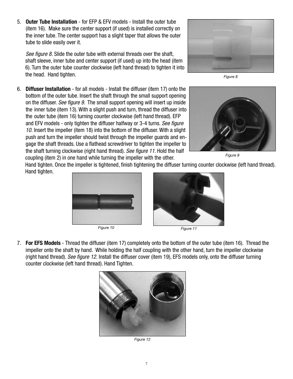 Finish Thompson EFV User Manual | Page 9 / 13