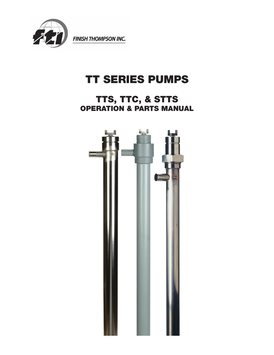 Finish Thompson STTS User Manual | 12 pages