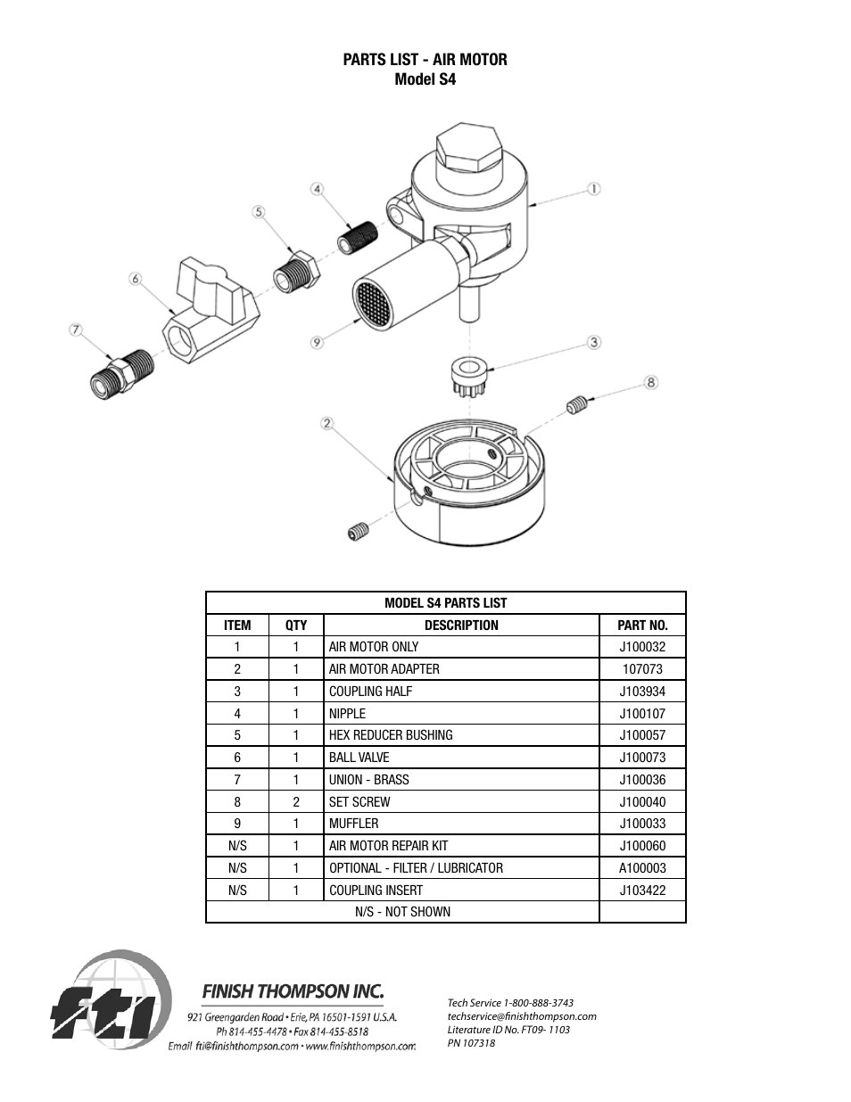 Finish Thompson S1, S2, S3, S4 User Manual | Page 10 / 10