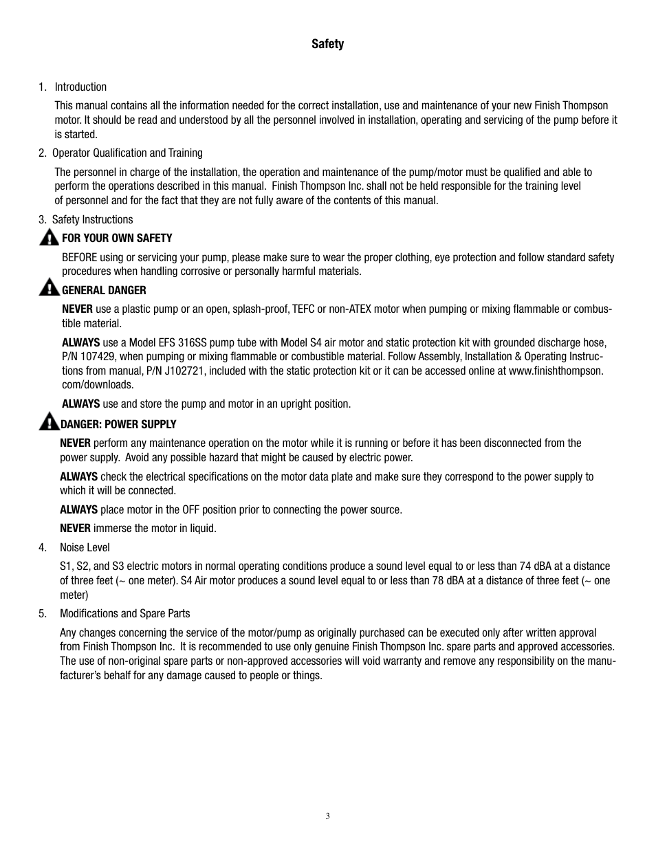 Finish Thompson S1, S2, S3, S4 User Manual | Page 5 / 10