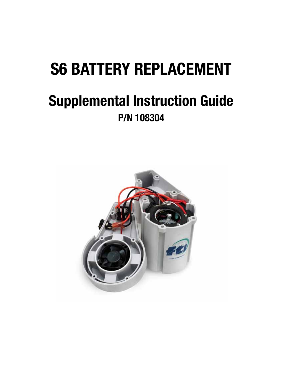 Finish Thompson S6 BATTERY REPLACEMENT User Manual | 6 pages