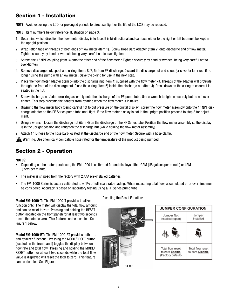 Finish Thompson FM1000 Series User Manual | Page 4 / 6