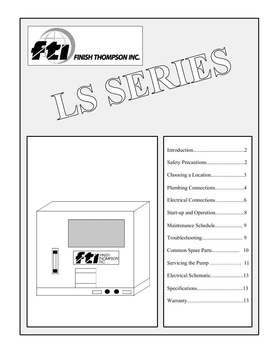 Finish Thompson Little Cooler User Manual | 13 pages