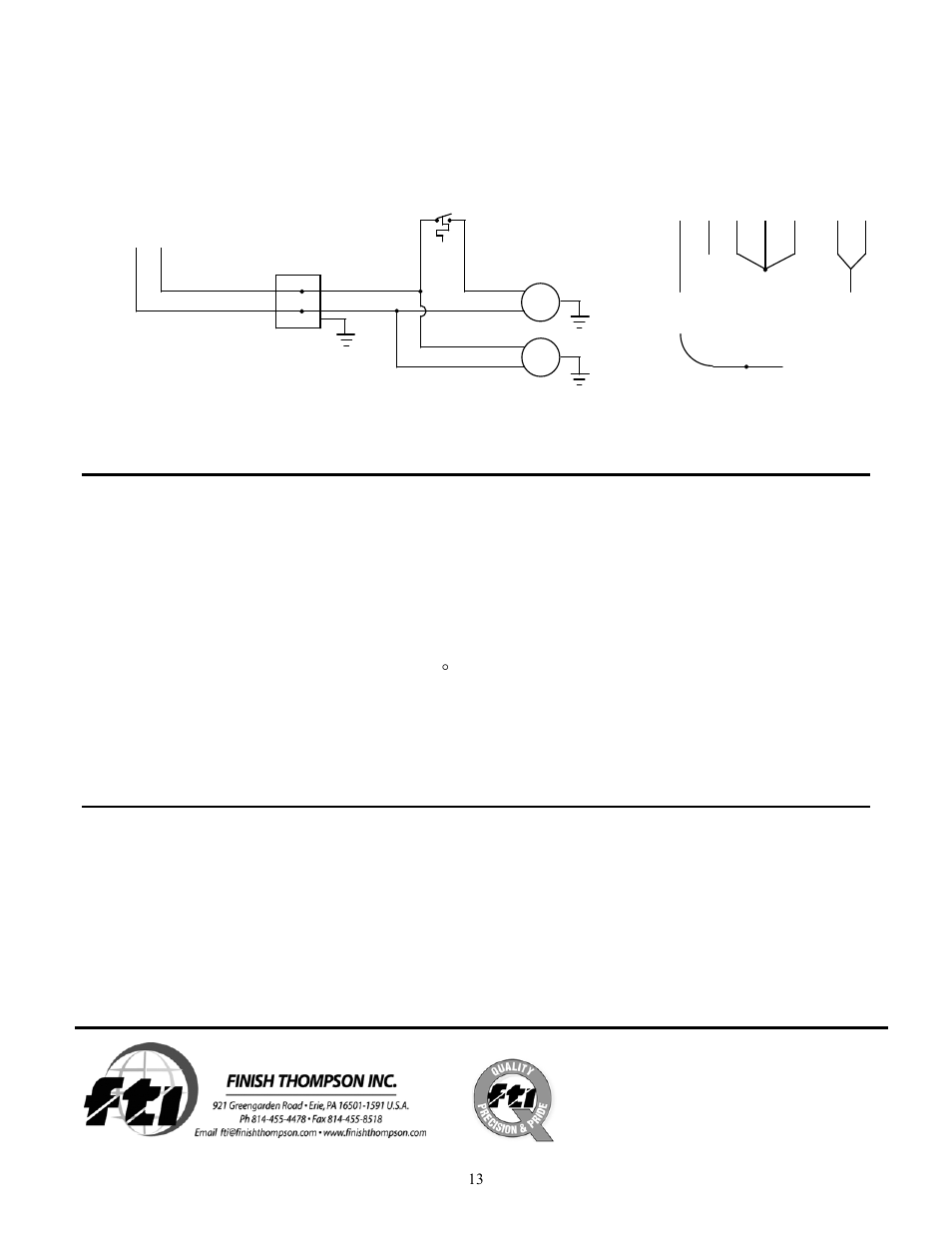 Electrical schematic, Specifications, Warranty | Finish Thompson Little Cooler User Manual | Page 13 / 13