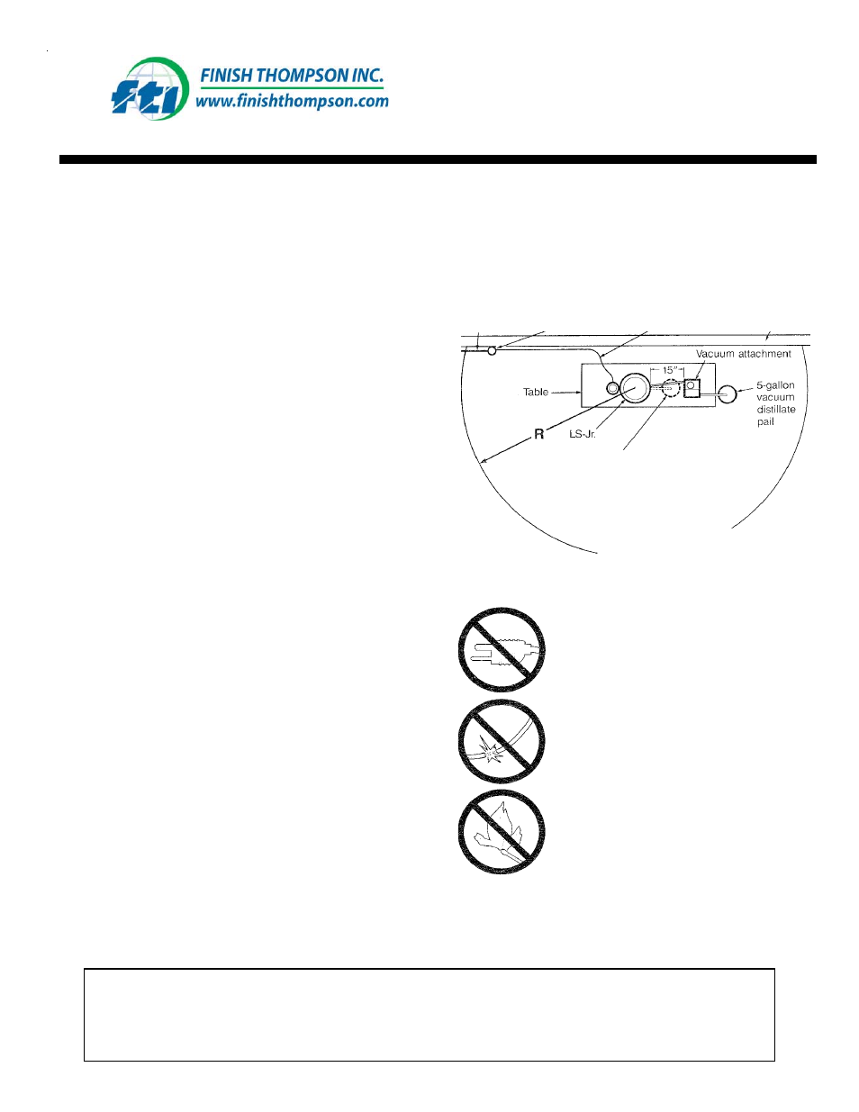 Finish Thompson LS-Jr User Manual | 5 pages
