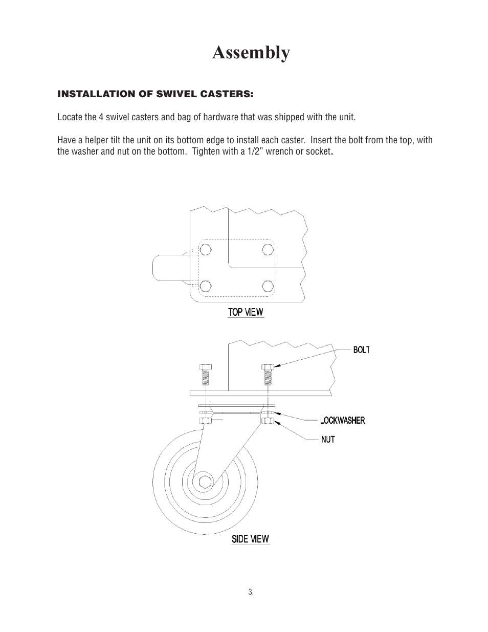 Assembly | Finish Thompson CQC-HD User Manual | Page 5 / 19