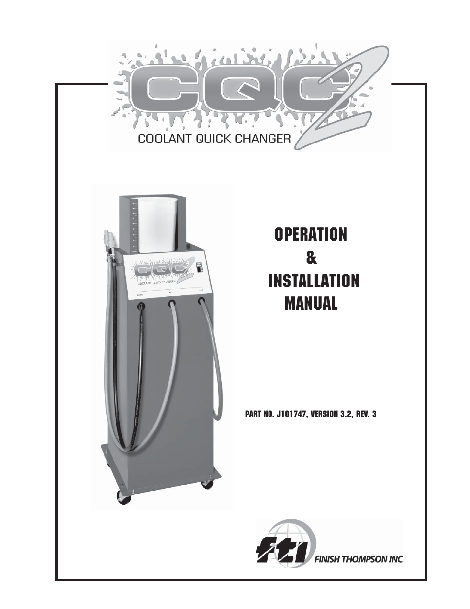 Finish Thompson CQC2 User Manual | 12 pages