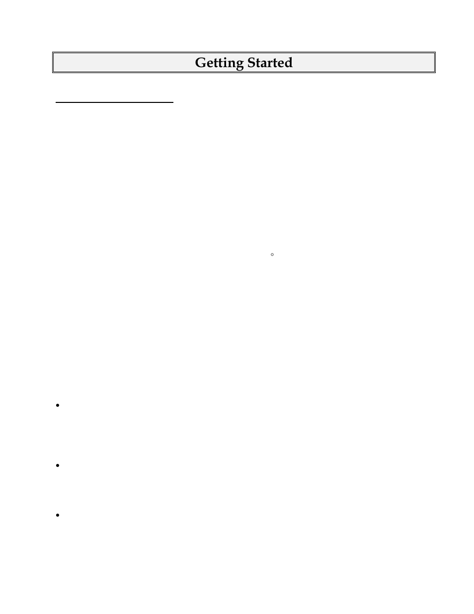 Getting started | Finish Thompson BE-15/15C User Manual | Page 4 / 54