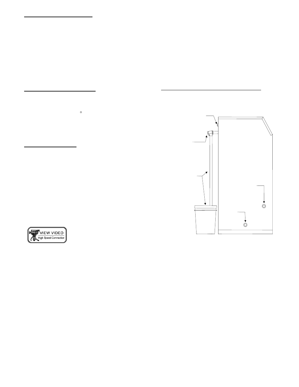 Left side view | Finish Thompson BE-55C User Manual | Page 6 / 40
