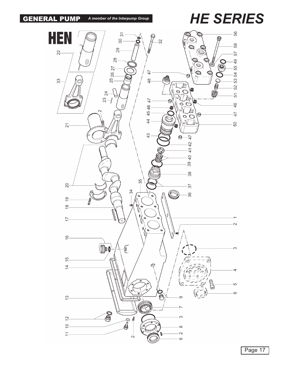 He series | General Pump HE User Manual | Page 17 / 20