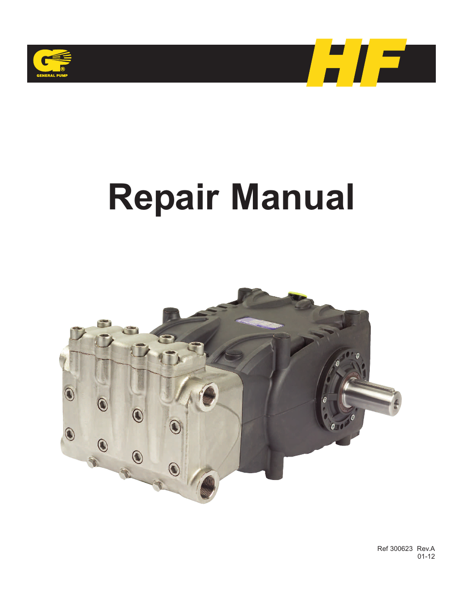 General Pump HF Repair Manual User Manual | 17 pages