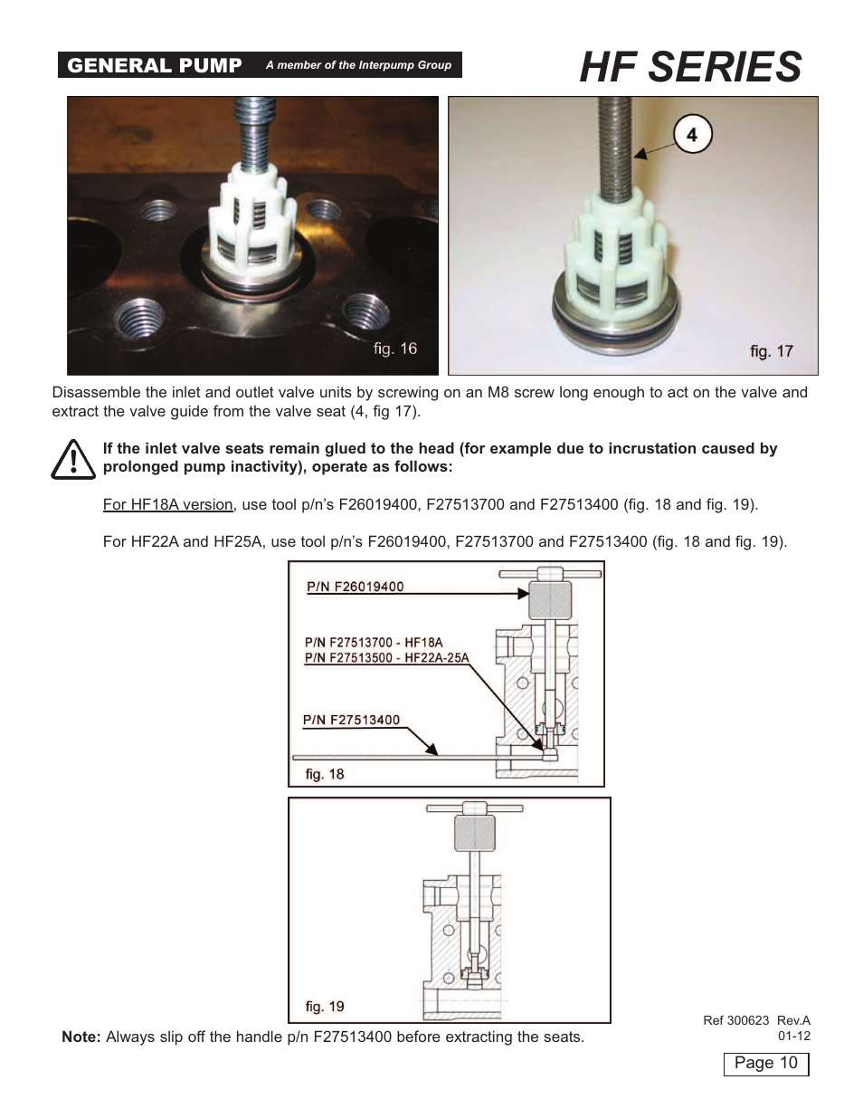 Hf series | General Pump HF Repair Manual User Manual | Page 10 / 17