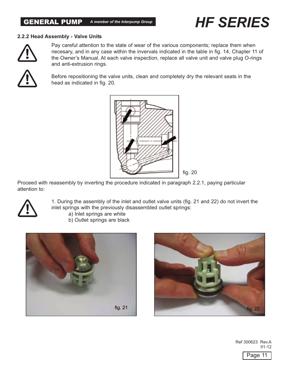 Hf series | General Pump HF Repair Manual User Manual | Page 11 / 17