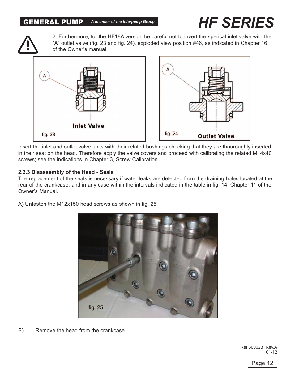 Hf series | General Pump HF Repair Manual User Manual | Page 12 / 17