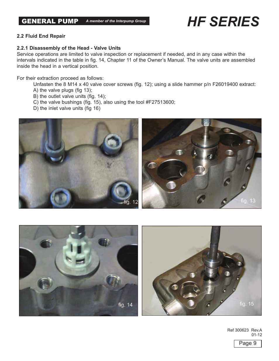 Hf series | General Pump HF Repair Manual User Manual | Page 9 / 17