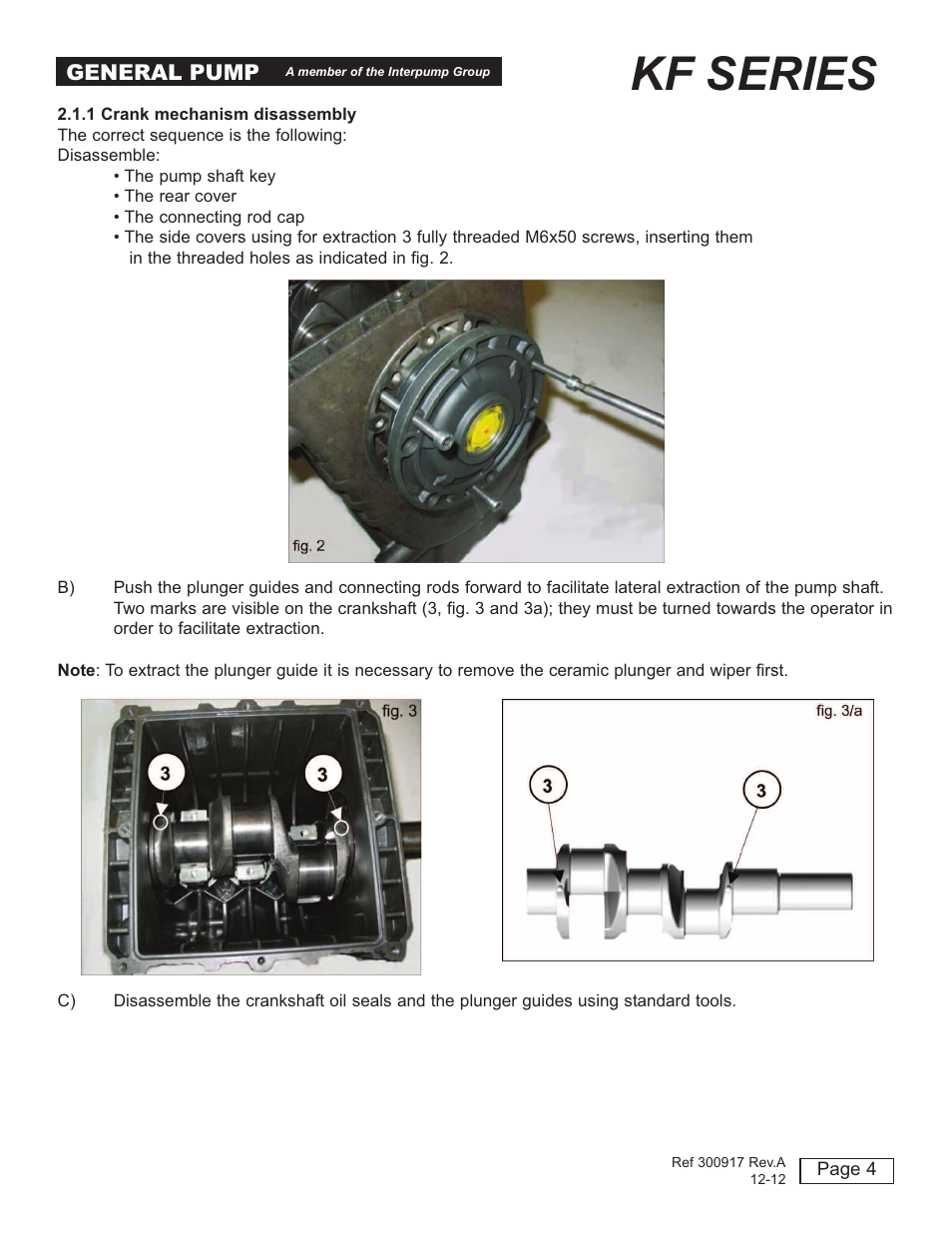 Kf series | General Pump KF Repair Manual User Manual | Page 4 / 15