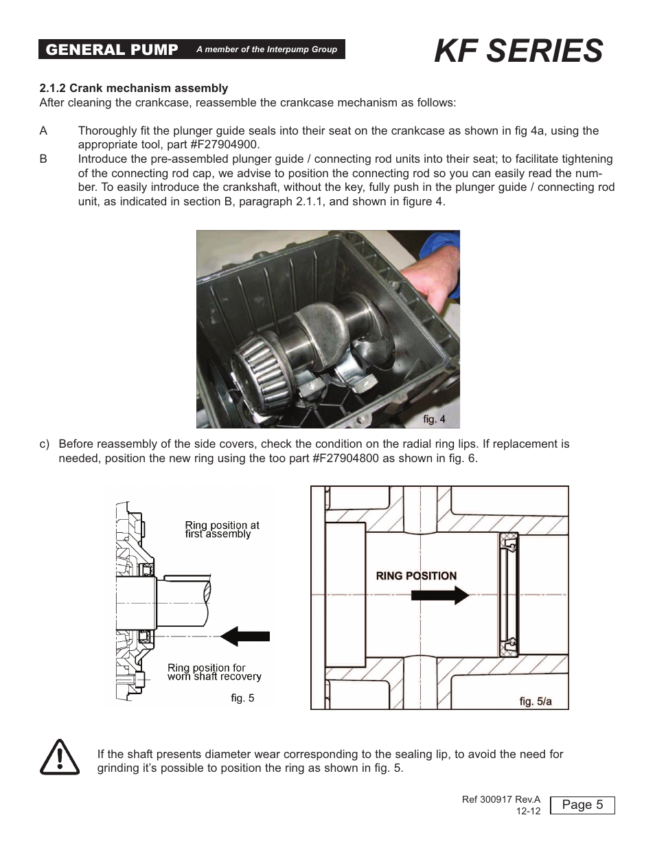 Kf series | General Pump KF Repair Manual User Manual | Page 5 / 15