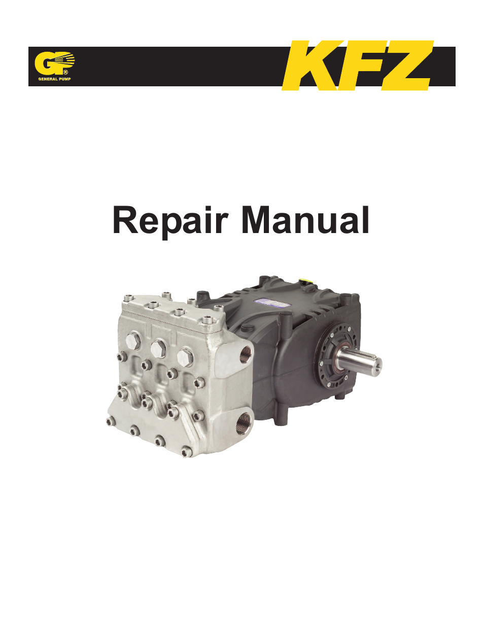 General Pump KFZ Repair Manual User Manual | 15 pages