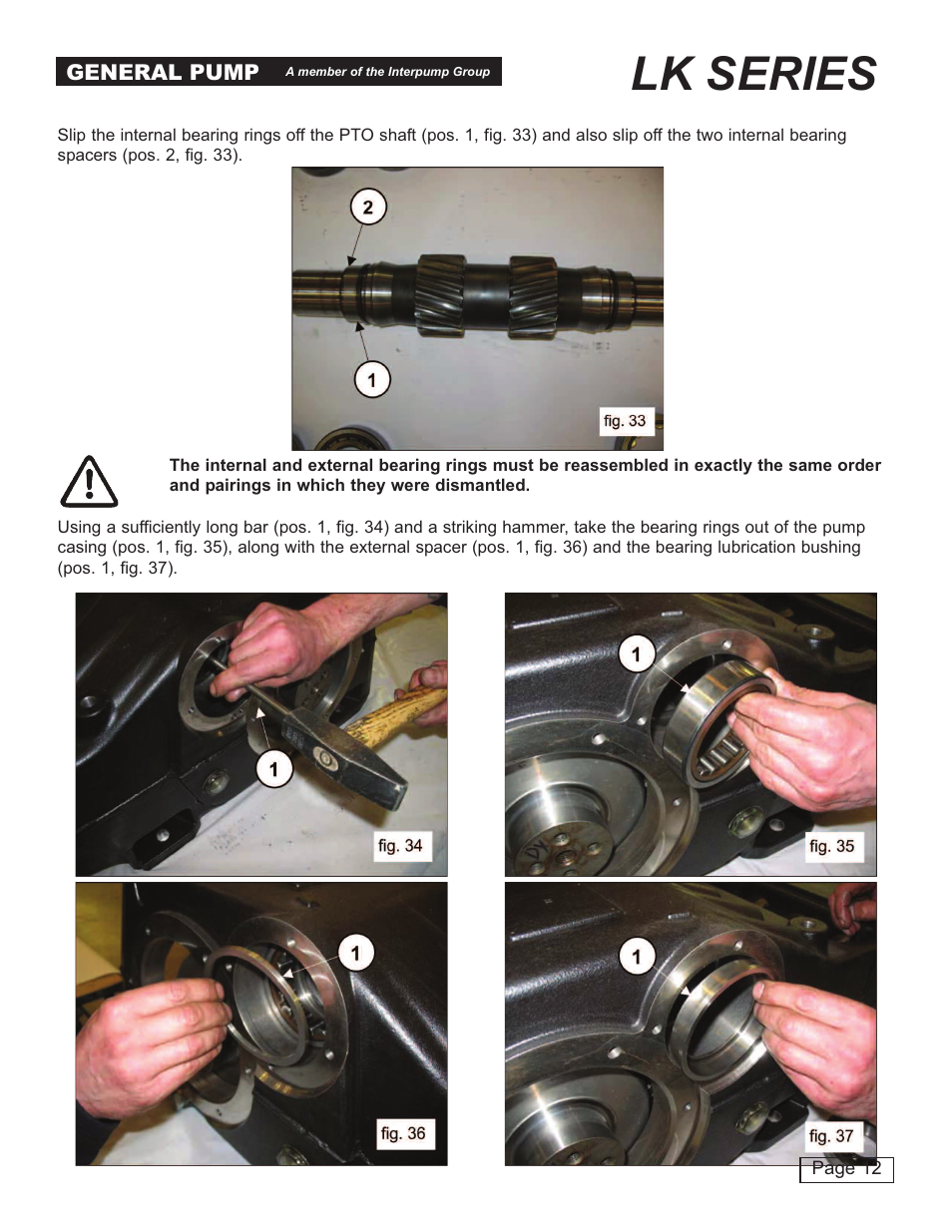 Lk series | General Pump LK Repair Manual User Manual | Page 12 / 50