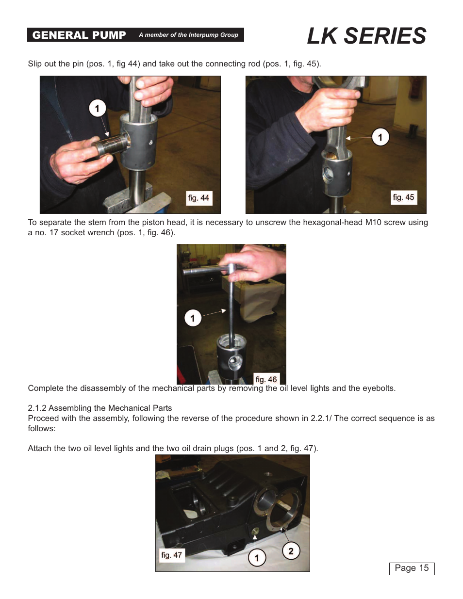 Lk series | General Pump LK Repair Manual User Manual | Page 15 / 50