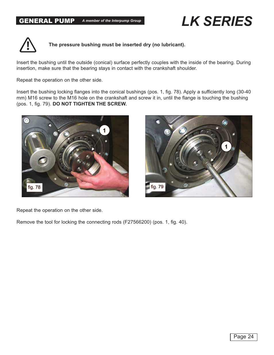 Lk series | General Pump LK Repair Manual User Manual | Page 24 / 50