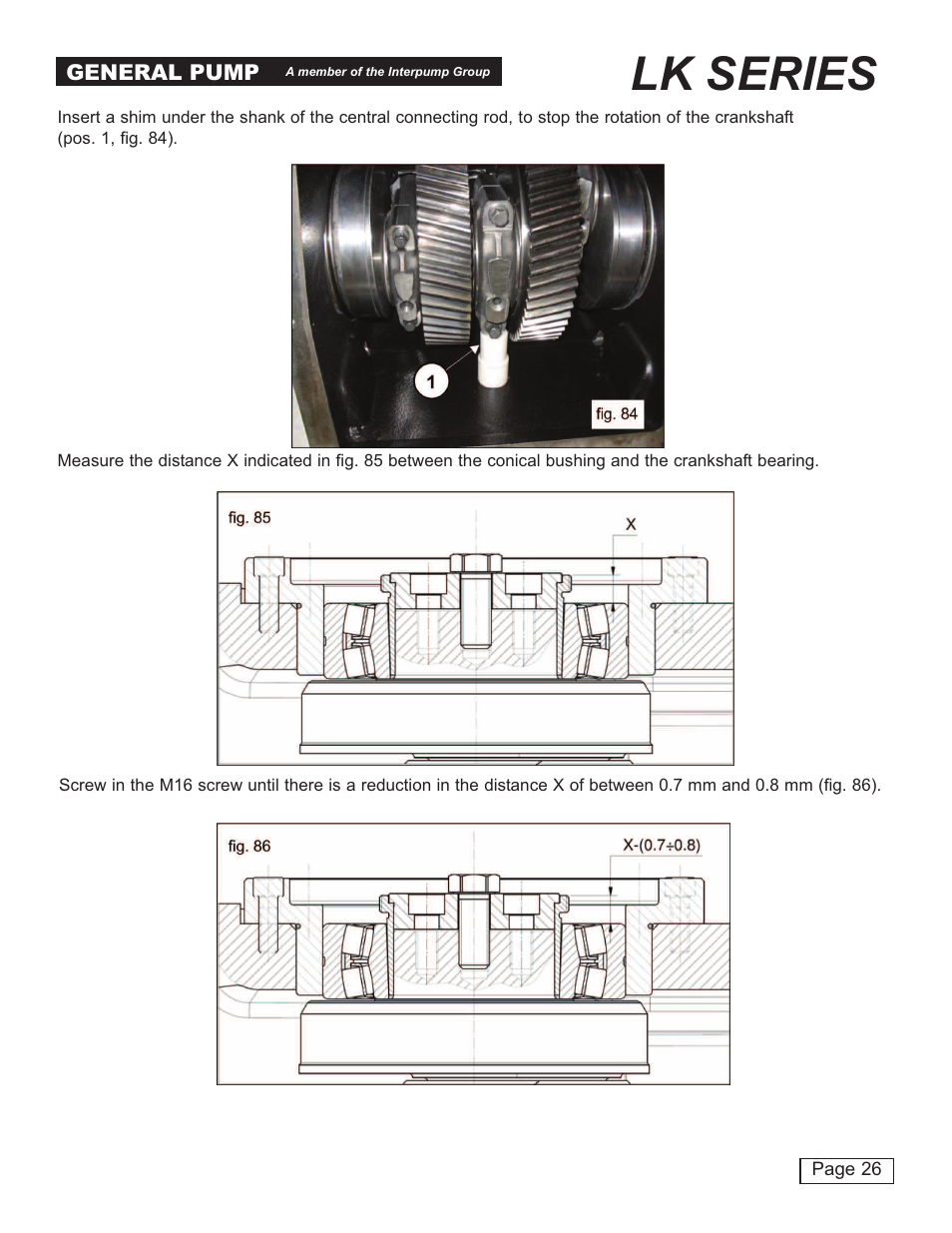 Lk series | General Pump LK Repair Manual User Manual | Page 26 / 50