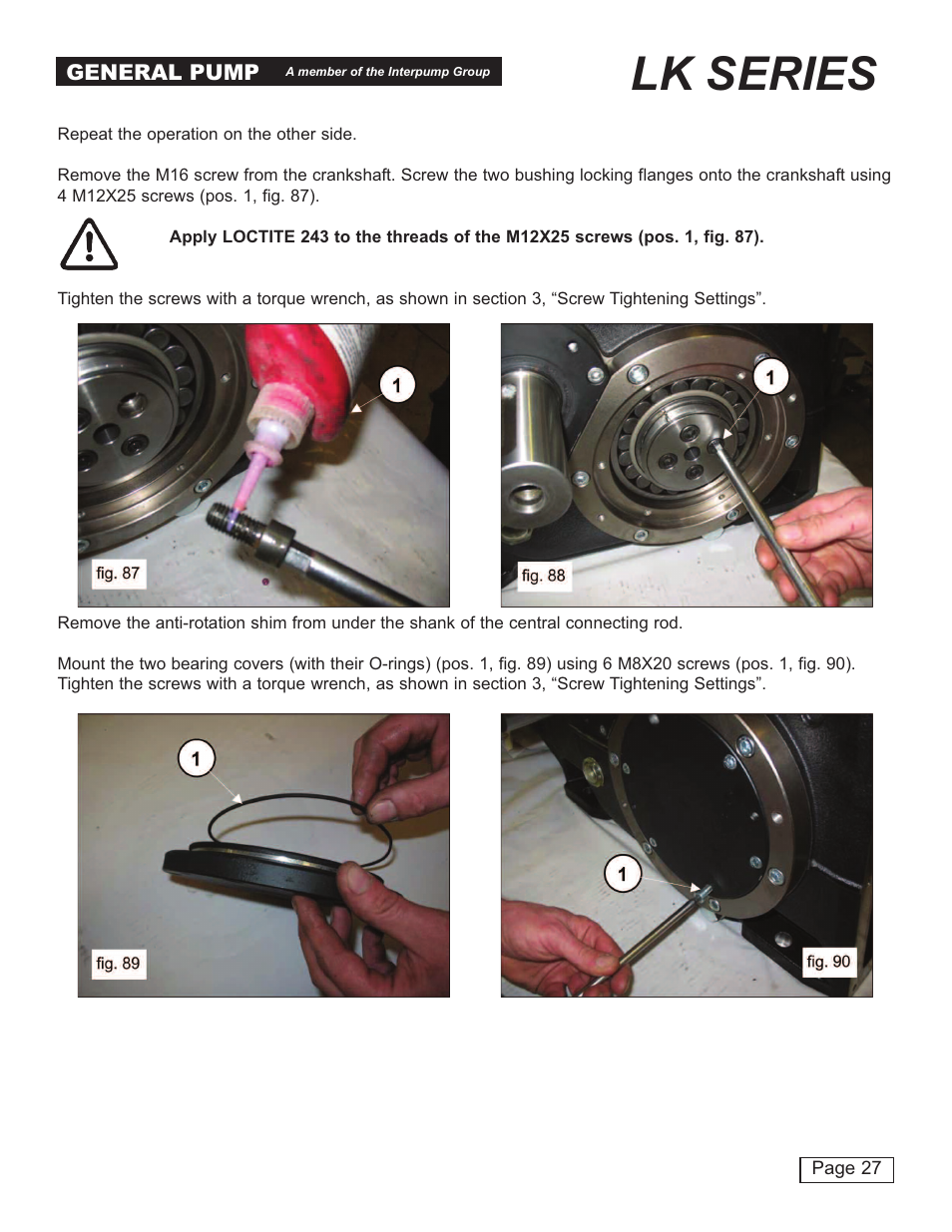 Lk series | General Pump LK Repair Manual User Manual | Page 27 / 50