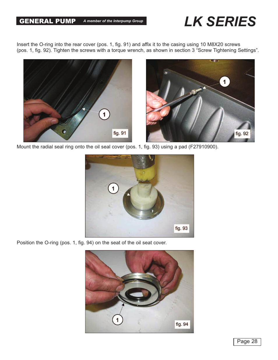 Lk series | General Pump LK Repair Manual User Manual | Page 28 / 50