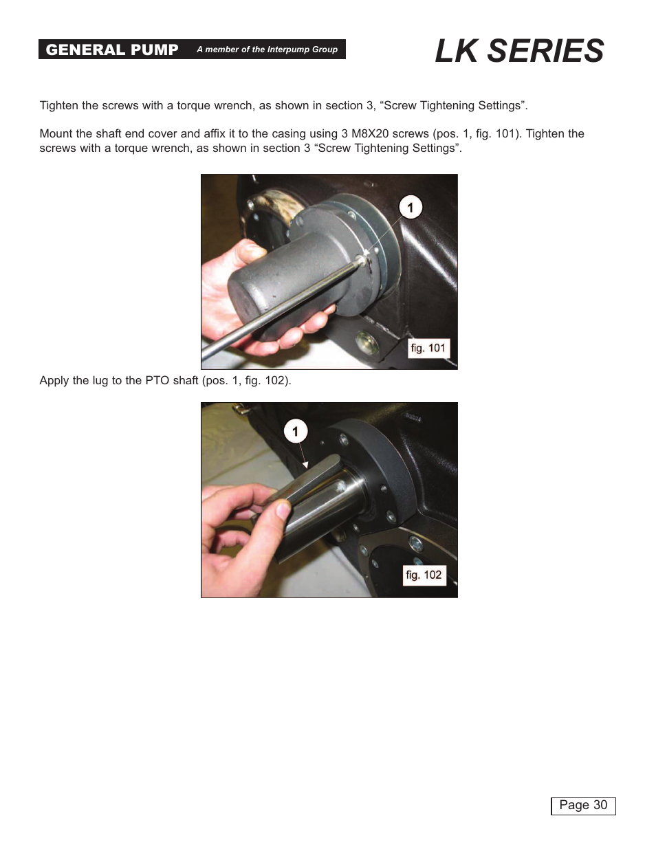 Lk series | General Pump LK Repair Manual User Manual | Page 30 / 50