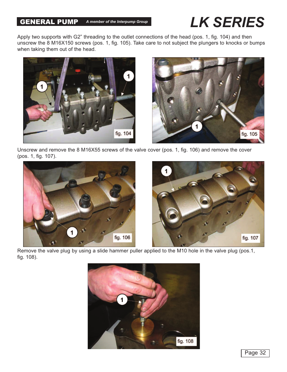 Lk series | General Pump LK Repair Manual User Manual | Page 32 / 50