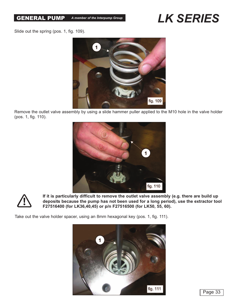 Lk series | General Pump LK Repair Manual User Manual | Page 33 / 50