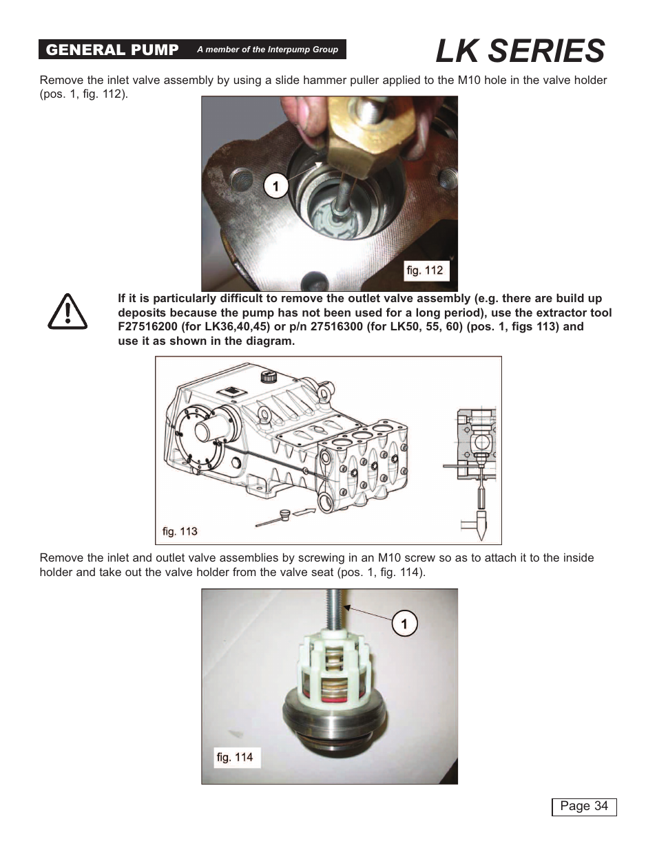 Lk series | General Pump LK Repair Manual User Manual | Page 34 / 50