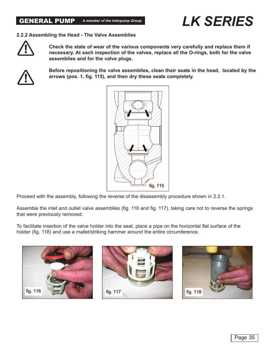 Lk series | General Pump LK Repair Manual User Manual | Page 35 / 50