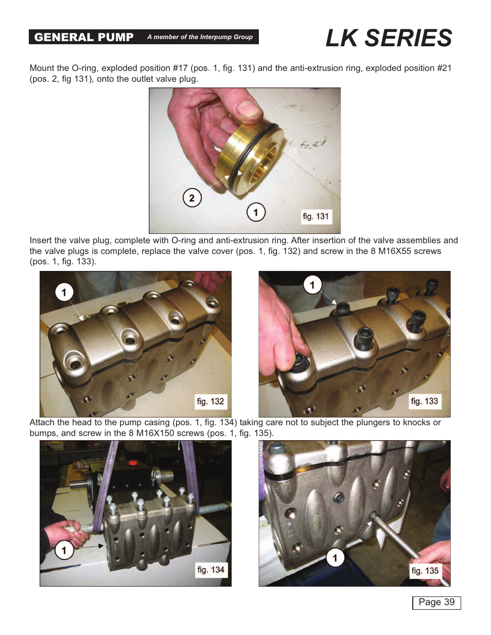 Lk series | General Pump LK Repair Manual User Manual | Page 39 / 50