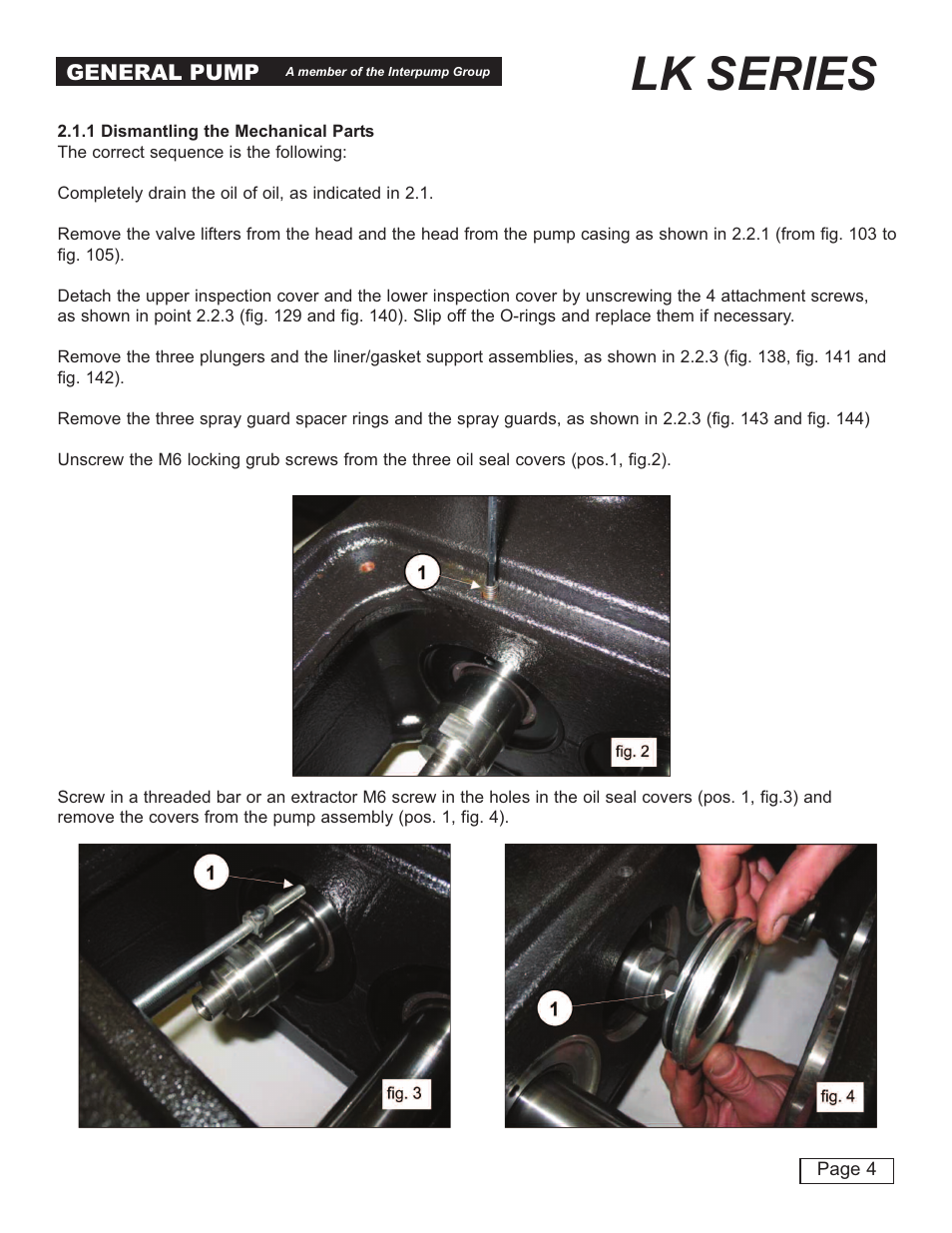 Lk series | General Pump LK Repair Manual User Manual | Page 4 / 50