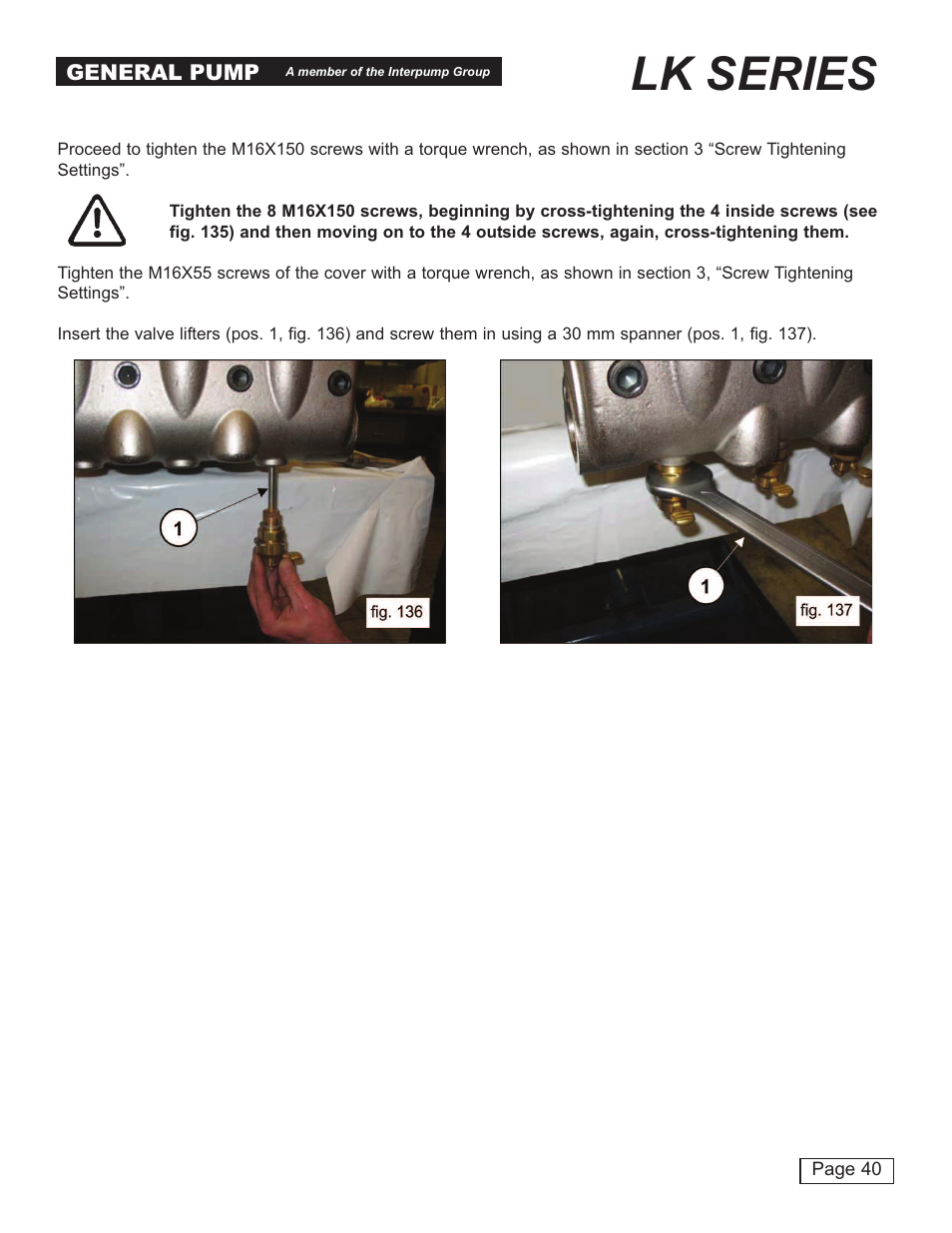 Lk series | General Pump LK Repair Manual User Manual | Page 40 / 50