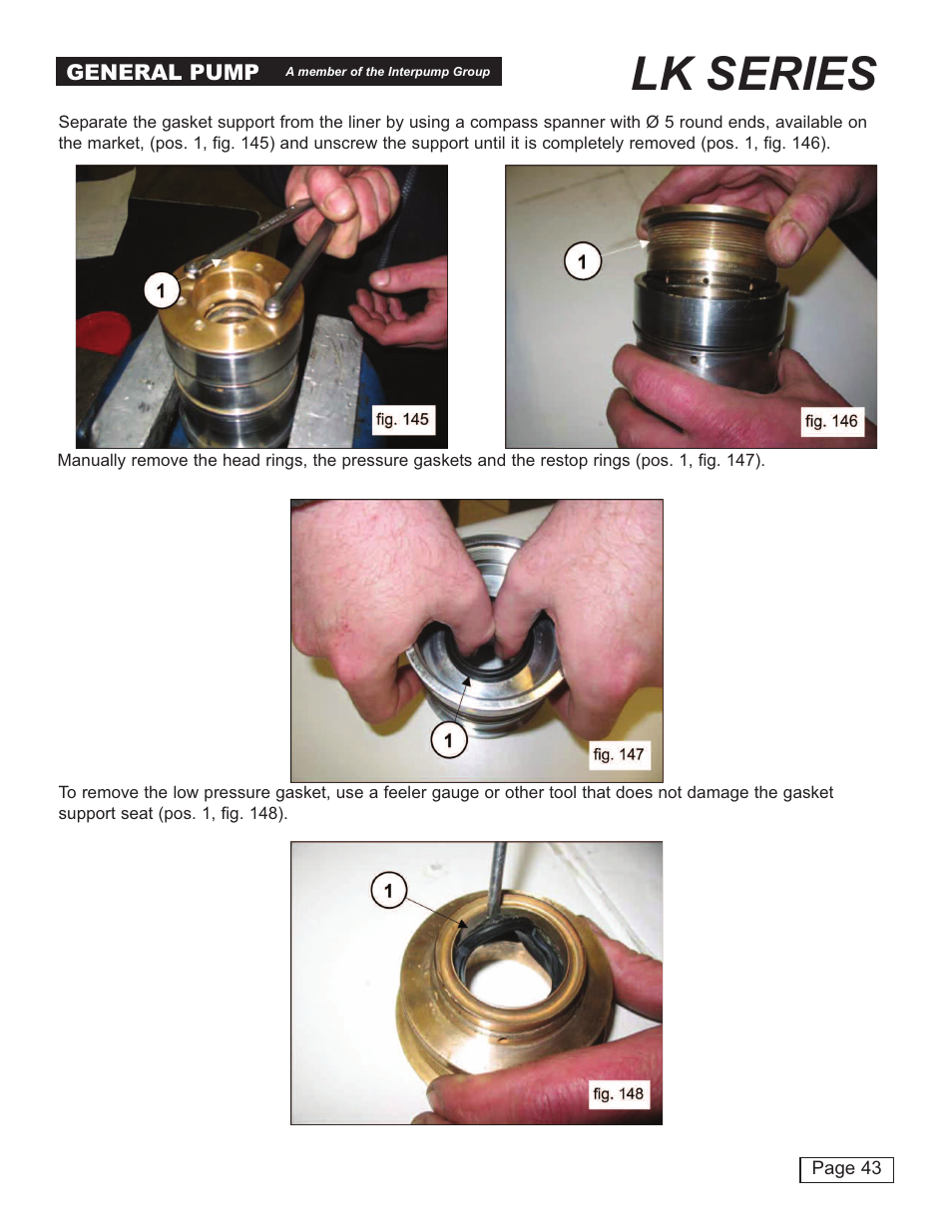 Lk series | General Pump LK Repair Manual User Manual | Page 43 / 50