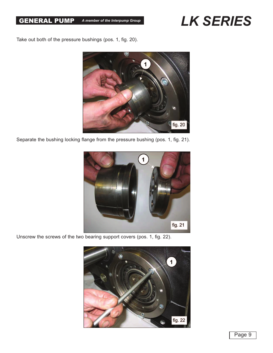 Lk series | General Pump LK Repair Manual User Manual | Page 9 / 50