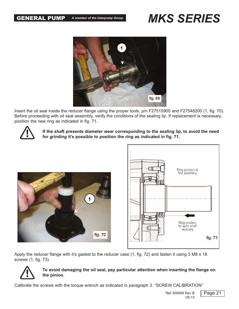 Mks series | General Pump MKS Repair Manual User Manual | Page 21 / 45