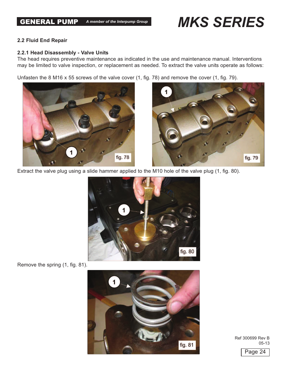 Mks series | General Pump MKS Repair Manual User Manual | Page 24 / 45